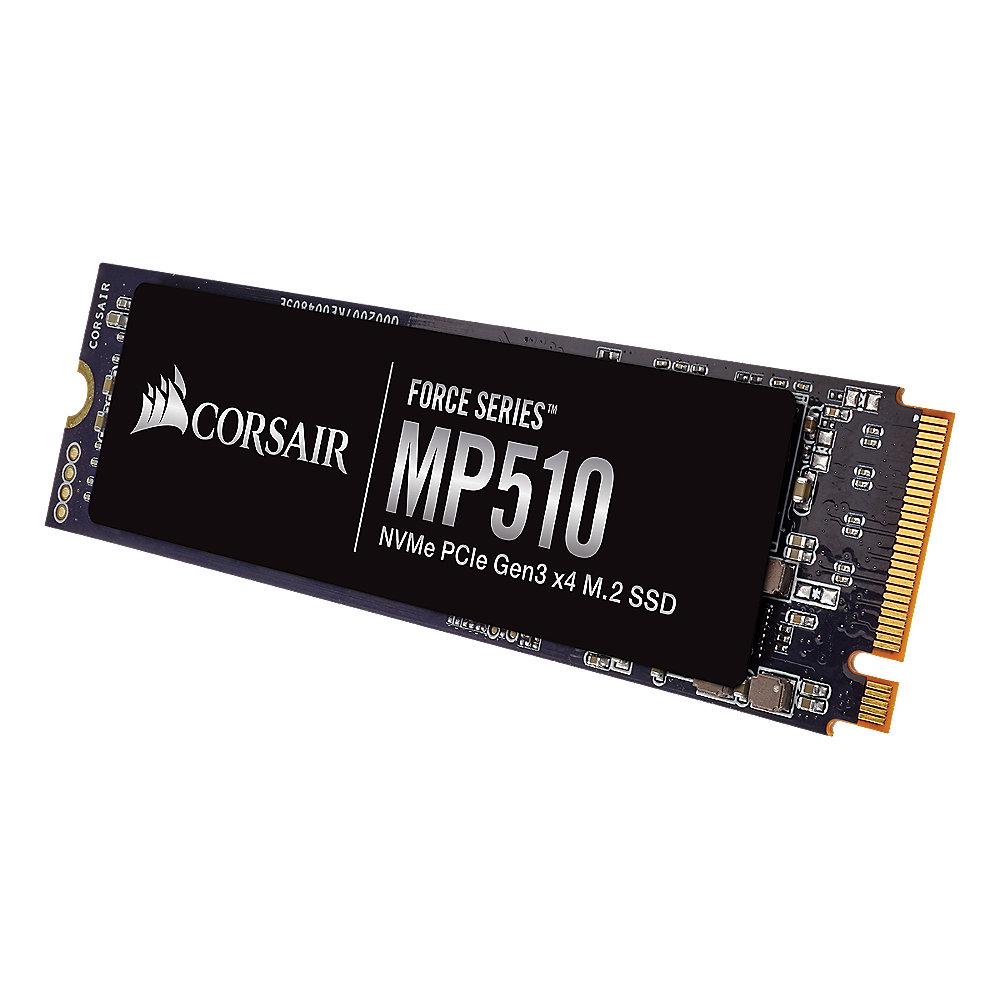 Corsair Force Series MP510 SSD 480GB MLC M.2 2280 PCIe NVMe 3.0 x4, Corsair, Force, Series, MP510, SSD, 480GB, MLC, M.2, 2280, PCIe, NVMe, 3.0, x4
