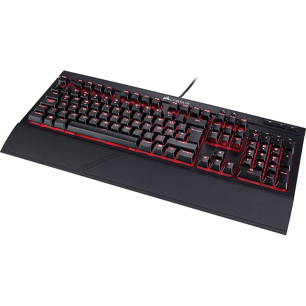 Corsair Gaming K68 mechanische Tastatur Red LED Cherry MX Red schwarz