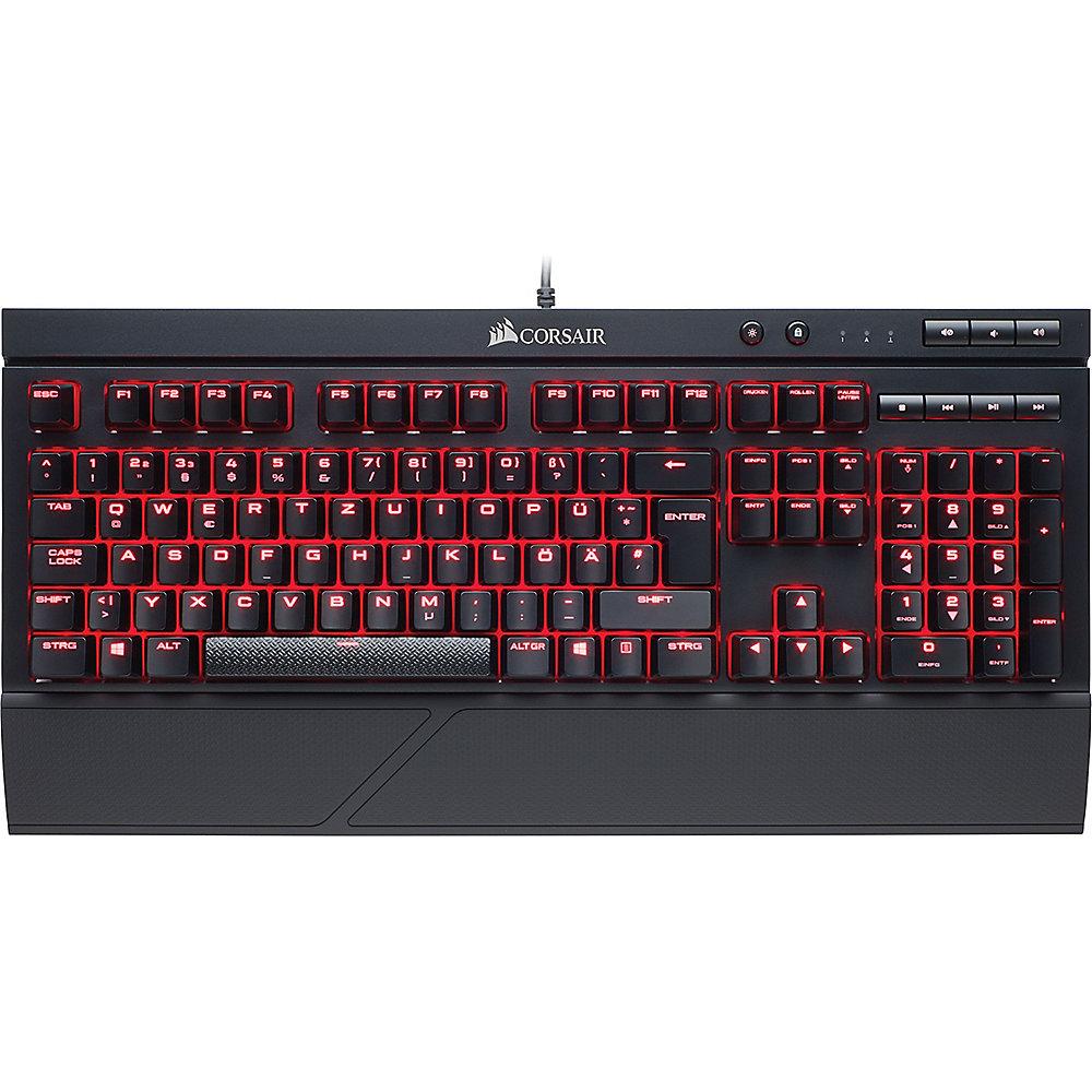 Corsair Gaming K68 mechanische Tastatur Red LED Cherry MX Red schwarz