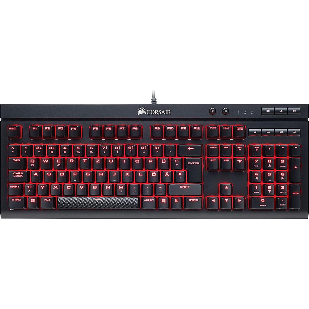 Corsair Gaming K68 mechanische Tastatur Red LED Cherry MX Red schwarz