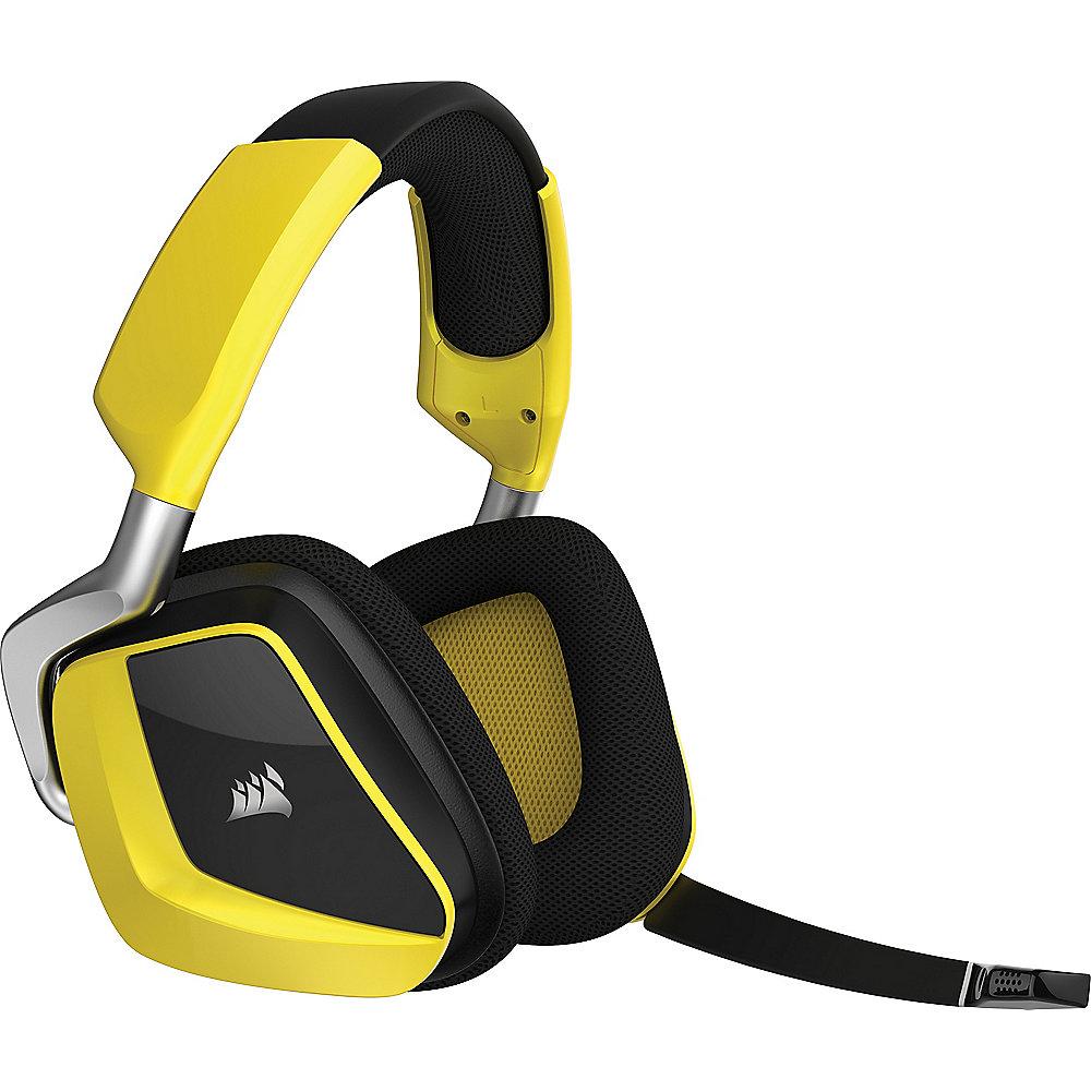 Corsair Gaming VOID PRO SE kabelloses Dolby 7.1 Gaming Headset gelb, Corsair, Gaming, VOID, PRO, SE, kabelloses, Dolby, 7.1, Gaming, Headset, gelb