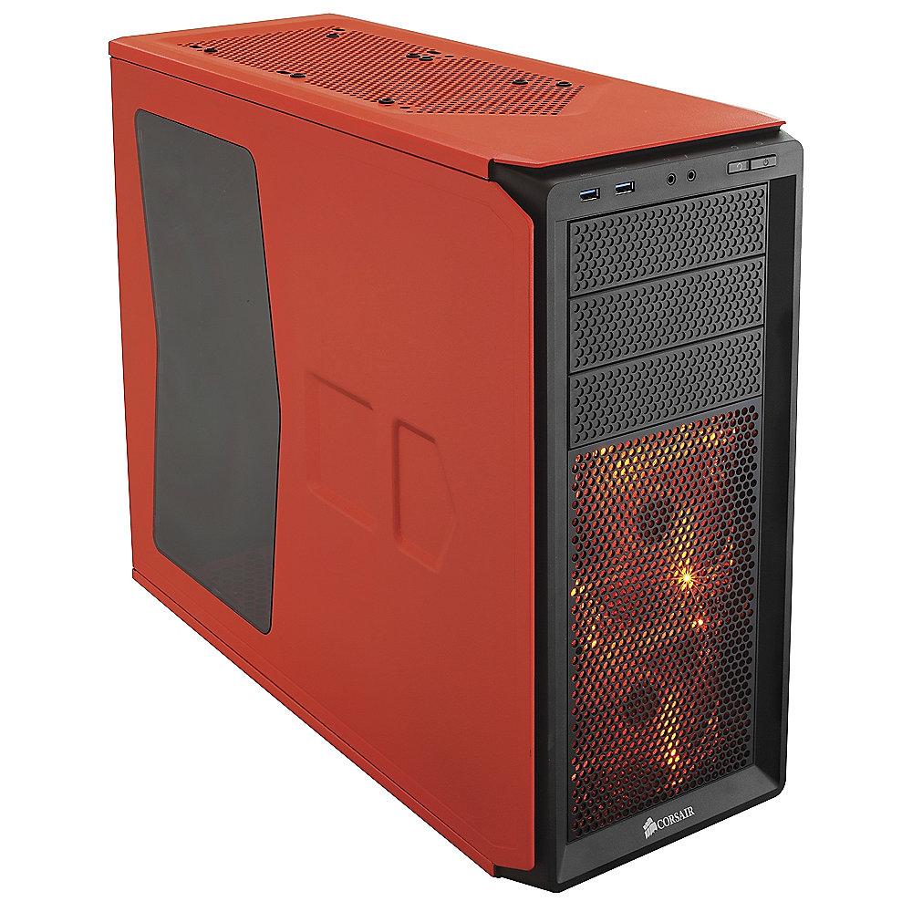 Corsair Graphite 230T Midi Tower ATX/mATX/Mini-ITX rot/graphit  Seitenfenster