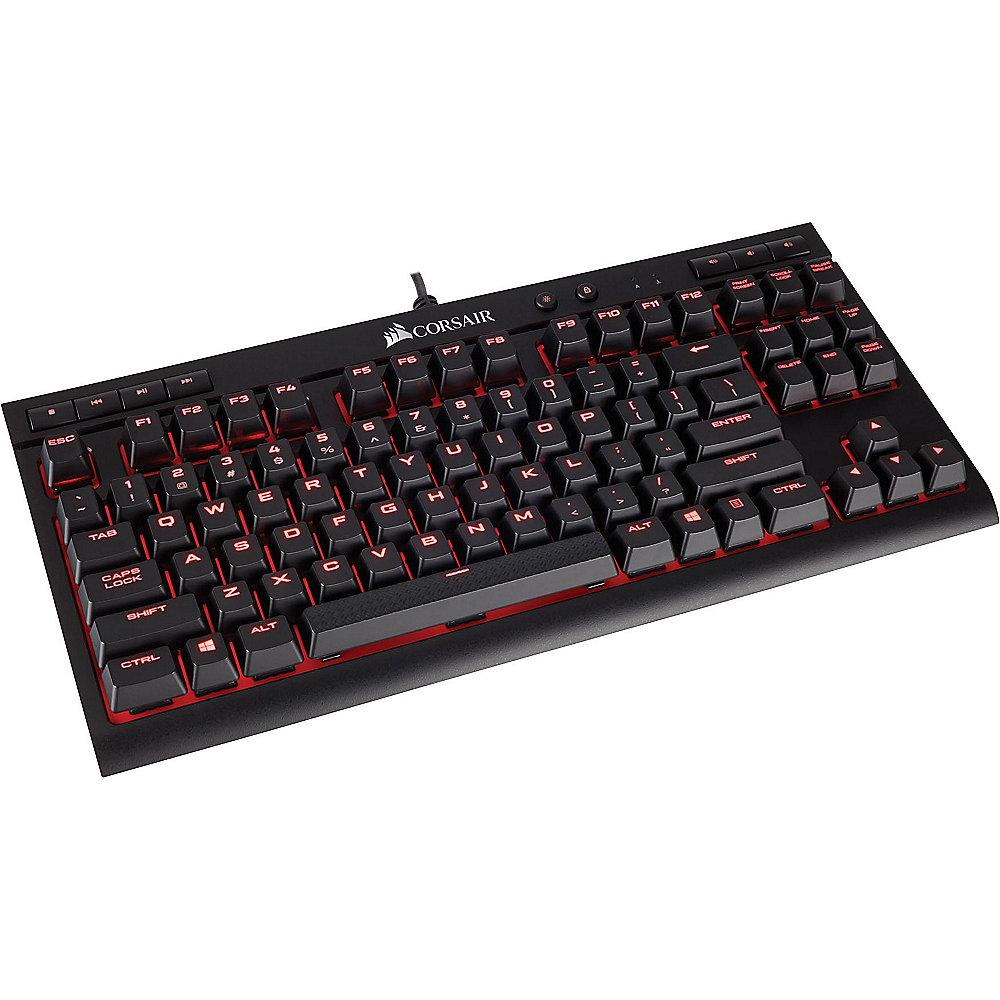 Corsair K63 kompakte mechanische Gaming Tastatur Cherry MX RGB Red