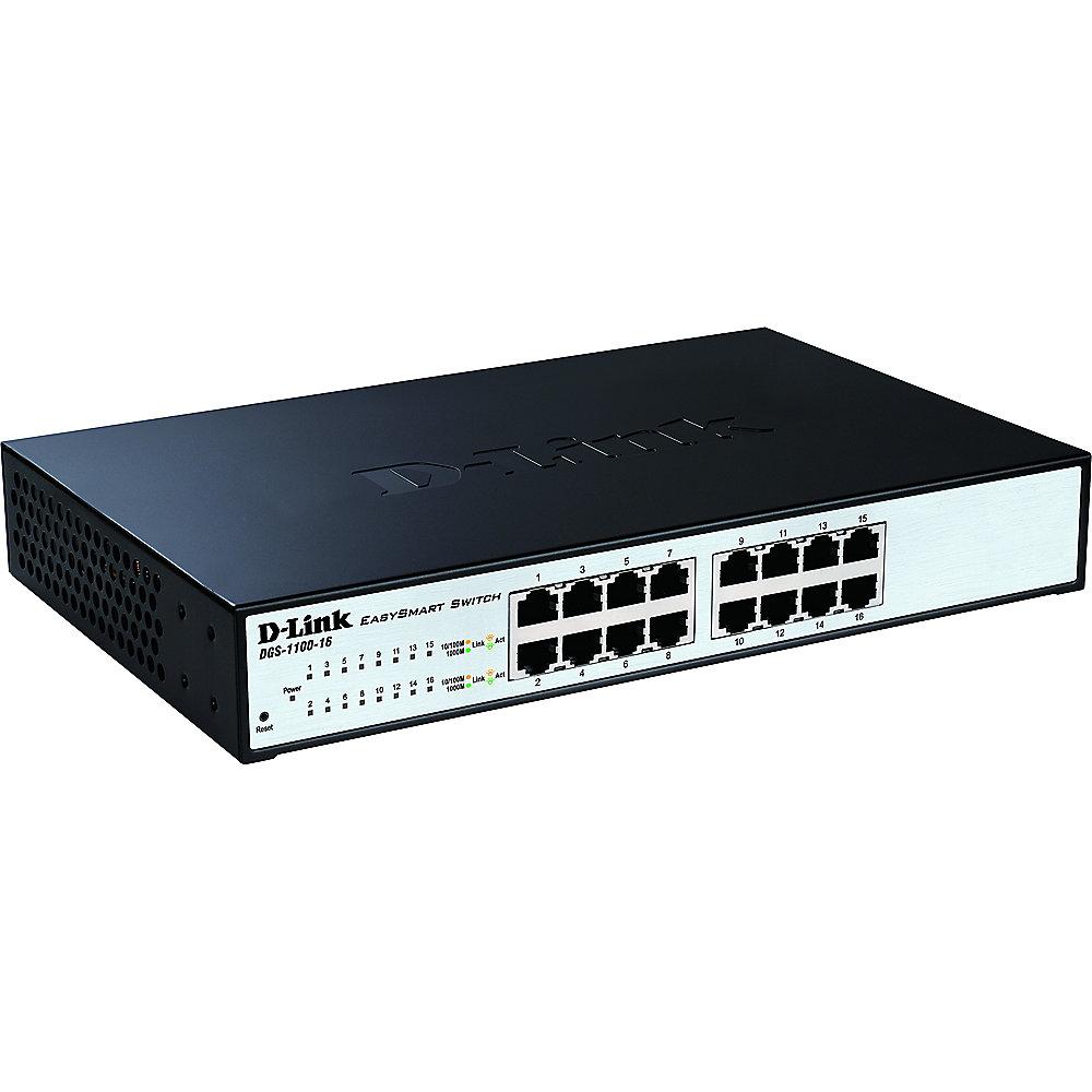 D-Link DGS-1100-16 16 Port 10/100/1000Mbps Gigabit Switch, D-Link, DGS-1100-16, 16, Port, 10/100/1000Mbps, Gigabit, Switch