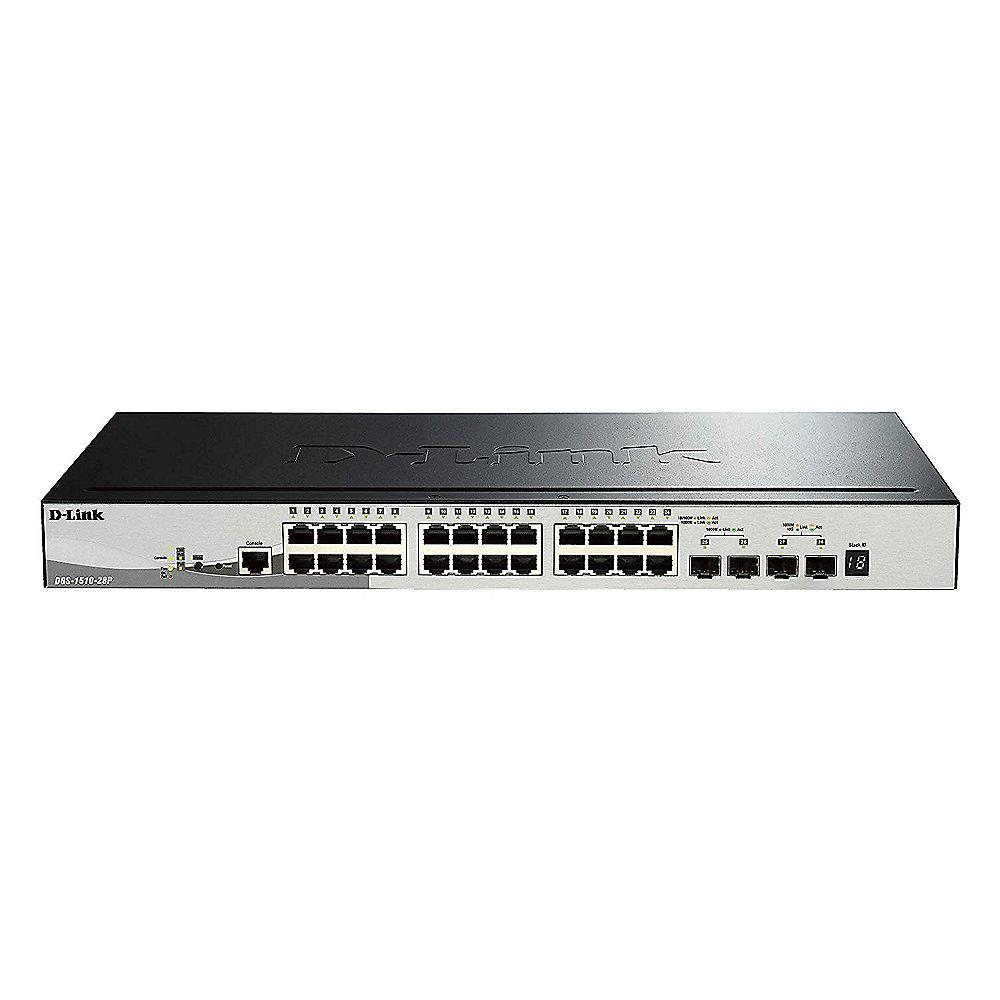 D-Link SmartPro DGS-1510-28P Switch 24 x 10/100/1000 (PoE ), D-Link, SmartPro, DGS-1510-28P, Switch, 24, x, 10/100/1000, PoE,