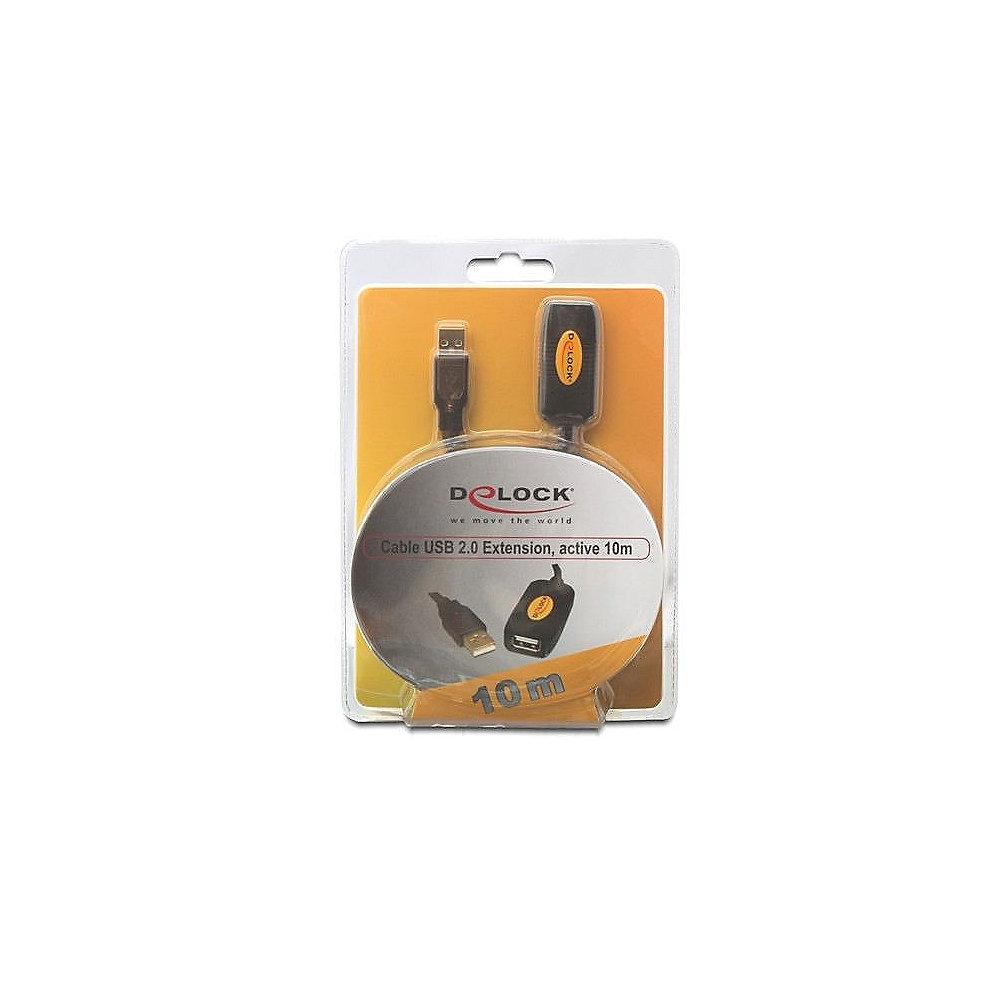 DeLOCK USB 2.0 Verlängerung 10m aktiv 82446 schwarz