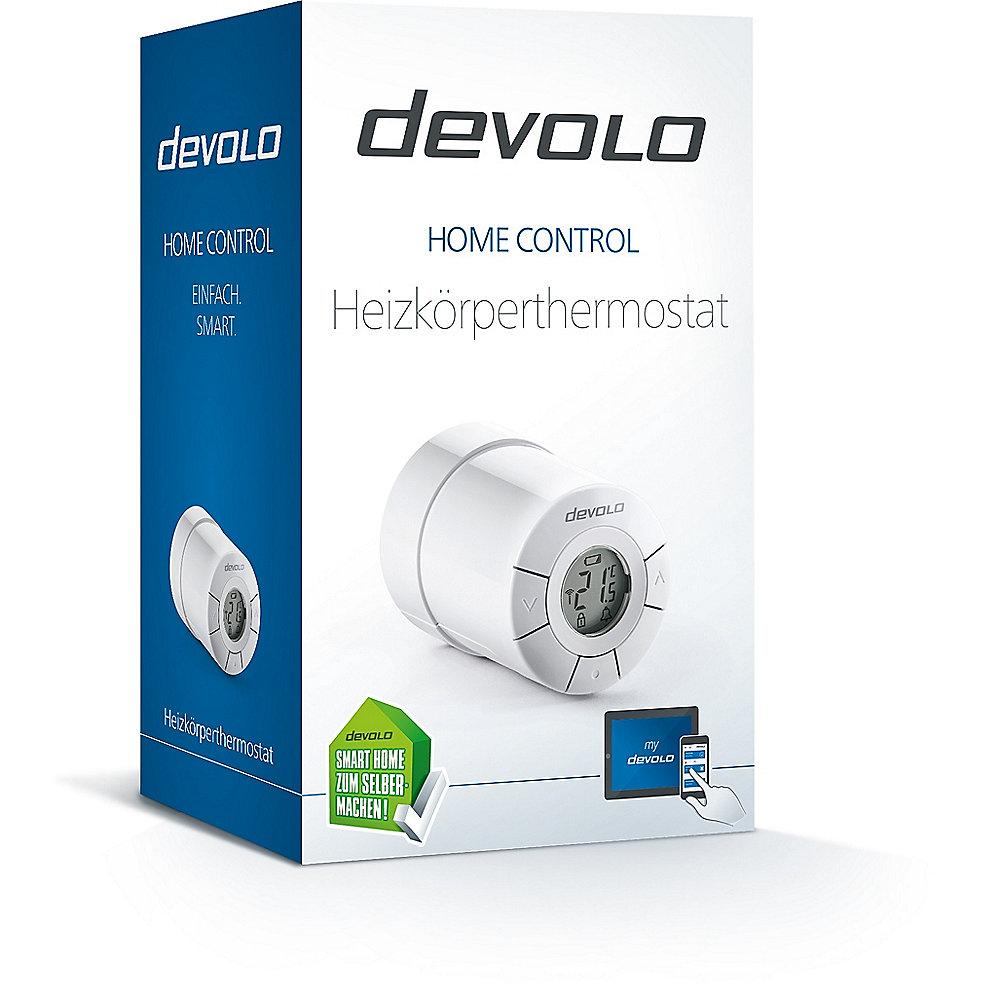 devolo Home Control Heizkörperthermostat (Smart Home, Z Wave, sehr leise)