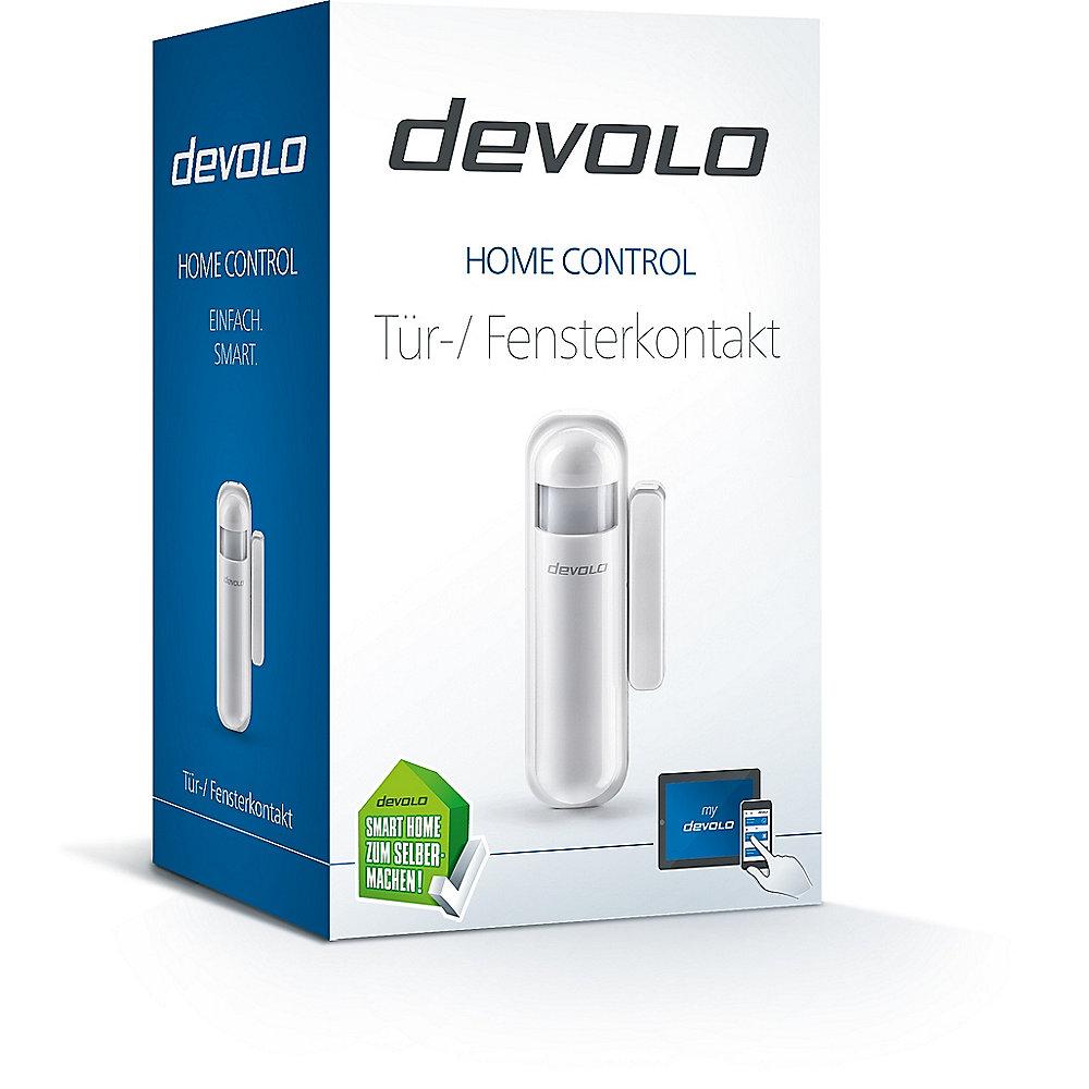 devolo Home Control Tür/Fensterkontakt (Smart Home, Z Wave, Hausautomation) 3er