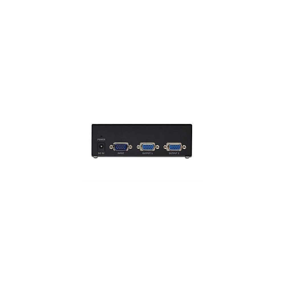 DIGITUS DS-41110 VGA Splitter 500MHz 2-Port, DIGITUS, DS-41110, VGA, Splitter, 500MHz, 2-Port