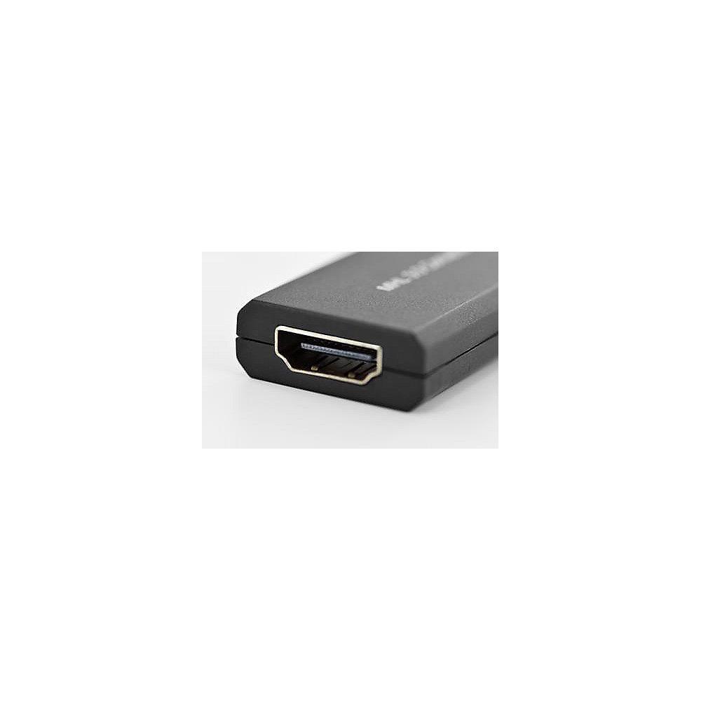 ednet MHL 3.0 Adapterkabel 0,15m Premium micro USB-B zu HDMI A aktiv St./Bu., ednet, MHL, 3.0, Adapterkabel, 0,15m, Premium, micro, USB-B, HDMI, A, aktiv, St./Bu.