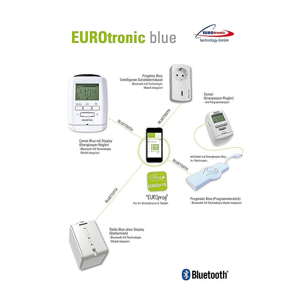 EUROtronic progmatic blue USB bluetooth Adapter weiß bulk, EUROtronic, progmatic, blue, USB, bluetooth, Adapter, weiß, bulk