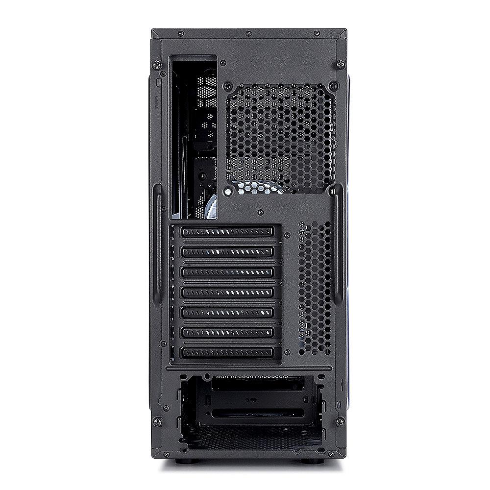 Fractal Design Focus G ATX Gaming Gehäuse mit Seitenfenster, schwarz