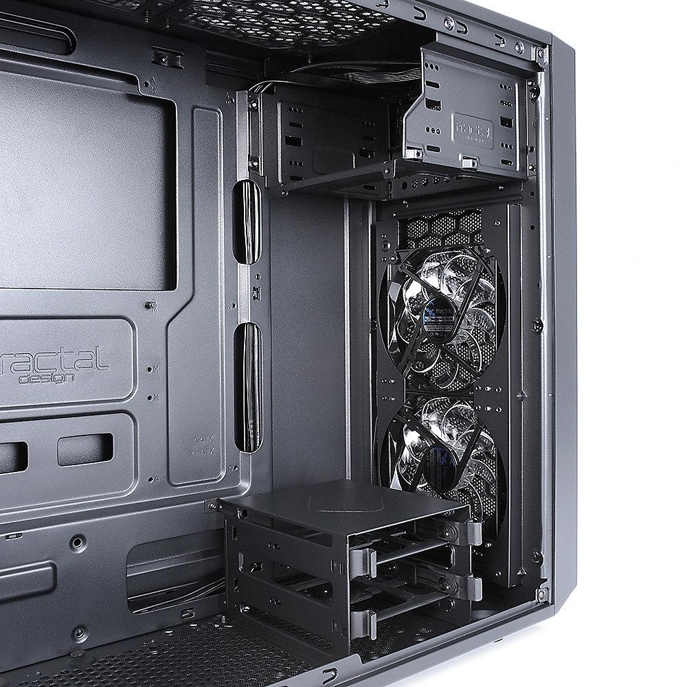 Fractal Design Focus G ATX Gaming Gehäuse mit Seitenfenster, schwarz, Fractal, Design, Focus, G, ATX, Gaming, Gehäuse, Seitenfenster, schwarz