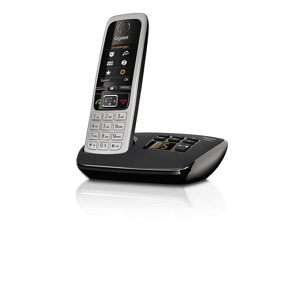 Gigaset C430A Duo schnurloses Festnetztelefon (analog), schwarz, Gigaset, C430A, Duo, schnurloses, Festnetztelefon, analog, schwarz