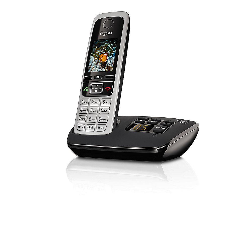 Gigaset C430A Duo schnurloses Festnetztelefon (analog), schwarz, Gigaset, C430A, Duo, schnurloses, Festnetztelefon, analog, schwarz
