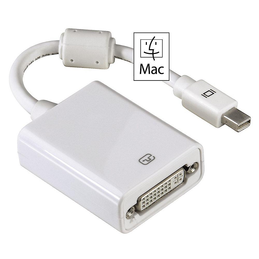 Hama DisplayPort Adapterkabel mini DP zu DVI St./Bu. weiß