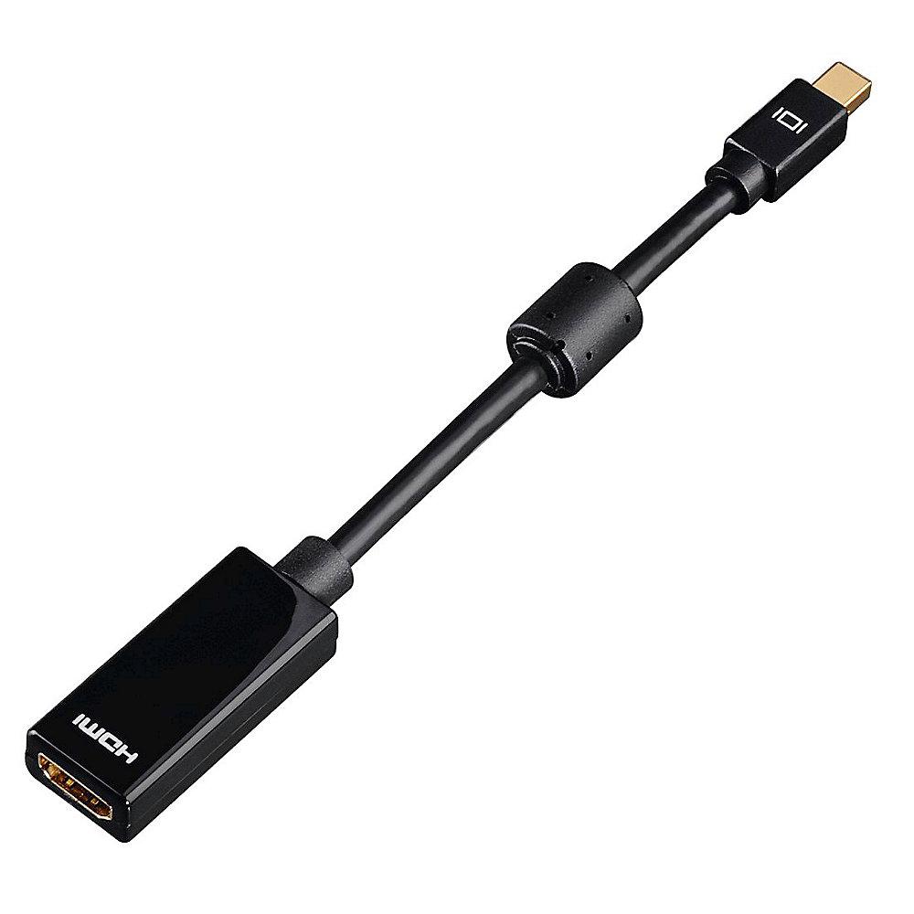 Hama DisplayPort Adapterkabel mini DP zu HDMI UHD St./Bu. schwarz