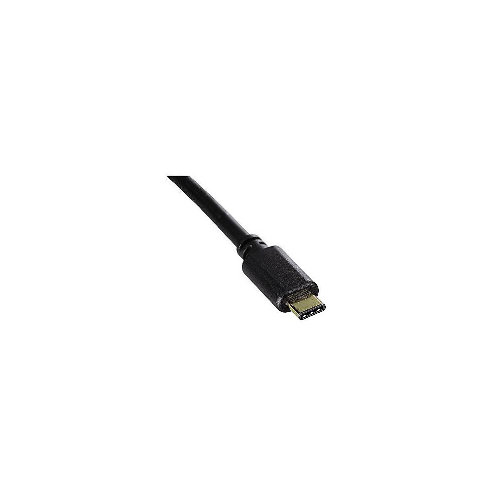 Hama USB 2.0 Kabel 0,15m Typ-C zu micro-B OTG St./Bu. schwarz, Hama, USB, 2.0, Kabel, 0,15m, Typ-C, micro-B, OTG, St./Bu., schwarz
