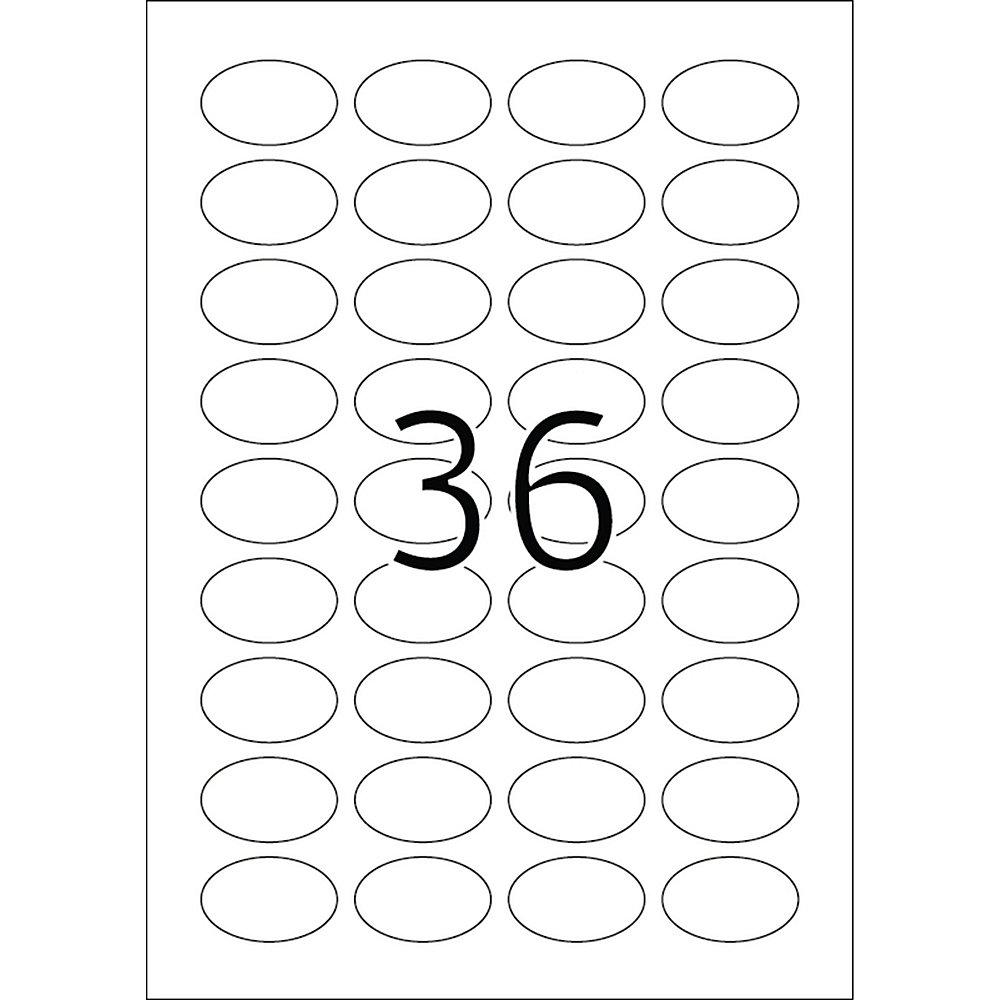 HERMA 4380 Etiketten A4 weiß 40,6x25,4 mm oval Movables/ablösbar matt 900 St., HERMA, 4380, Etiketten, A4, weiß, 40,6x25,4, mm, oval, Movables/ablösbar, matt, 900, St.