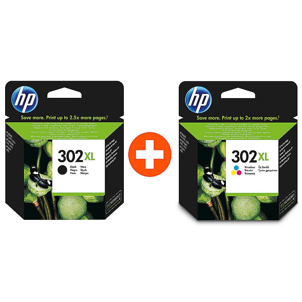 HP 302XL Original Druckerpatrone Multipack schwarz cyan magenta gelb