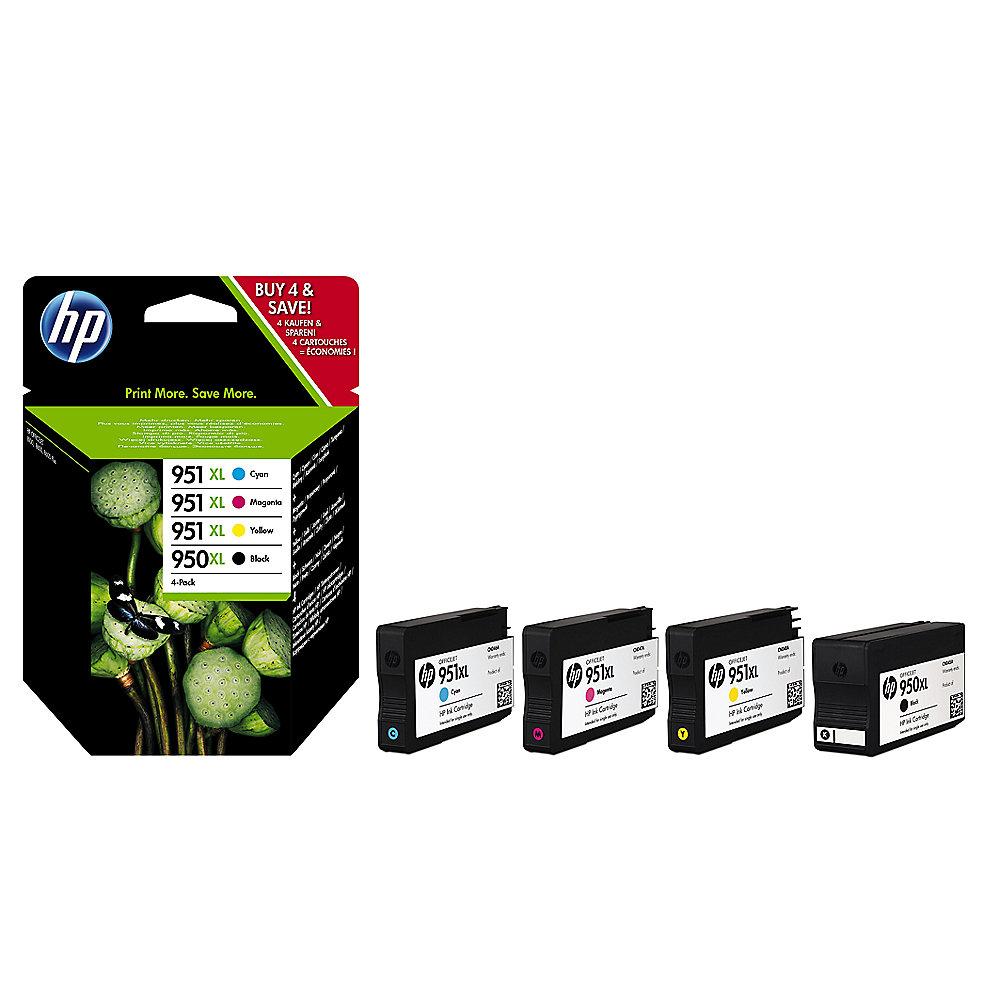 HP 950XL/951XL Original Druckerpatronen cyan, magenta, gelb, schwarz (C2P43AE)