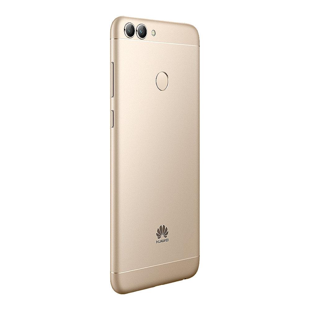 HUAWEI P smart Dual-SIM gold Android 8.0 Smartphone mit Dual-Kamera, HUAWEI, P, smart, Dual-SIM, gold, Android, 8.0, Smartphone, Dual-Kamera