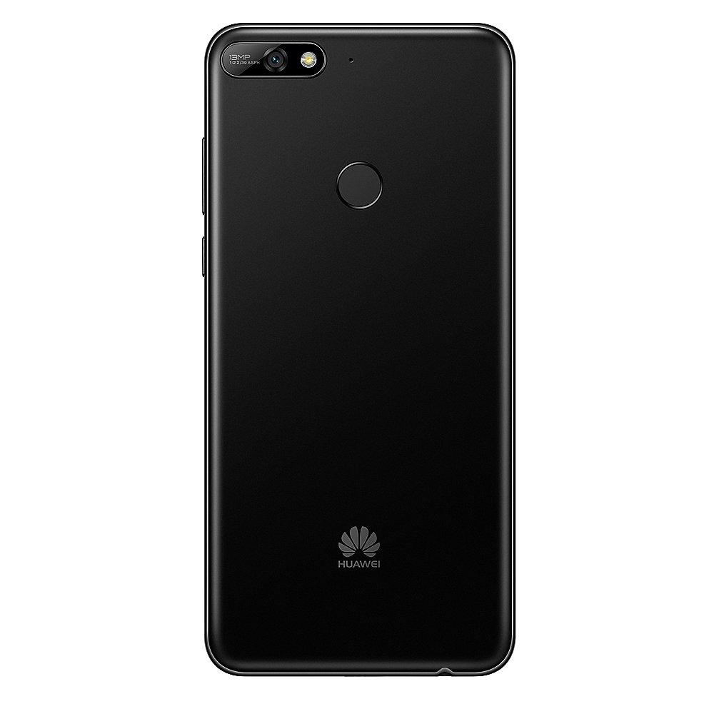 HUAWEI Y7 2018 Dual-SIM black Android 8.0 Smartphone, HUAWEI, Y7, 2018, Dual-SIM, black, Android, 8.0, Smartphone