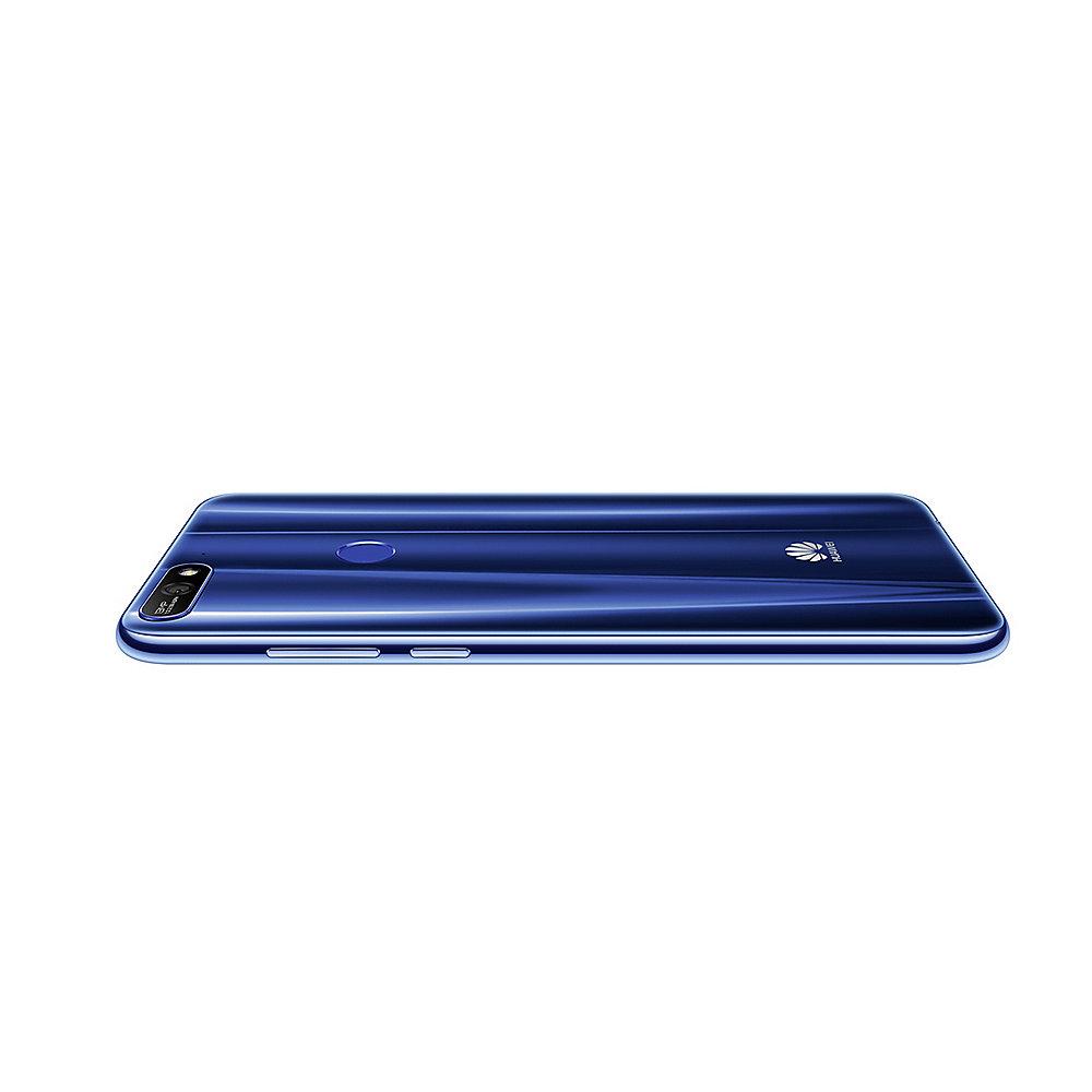 HUAWEI Y7 2018 Dual-SIM blue Android 8.0 Smartphone, HUAWEI, Y7, 2018, Dual-SIM, blue, Android, 8.0, Smartphone