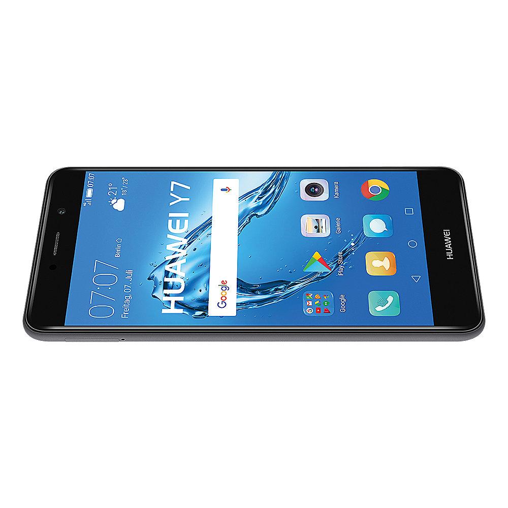 HUAWEI Y7 Dual-SIM grey Android 7.0 Smartphone, HUAWEI, Y7, Dual-SIM, grey, Android, 7.0, Smartphone