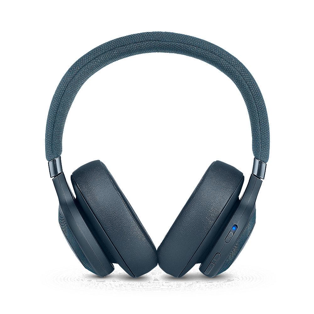 JBL E65 Bluetooth Noise Cancelling Kopfhörer blau