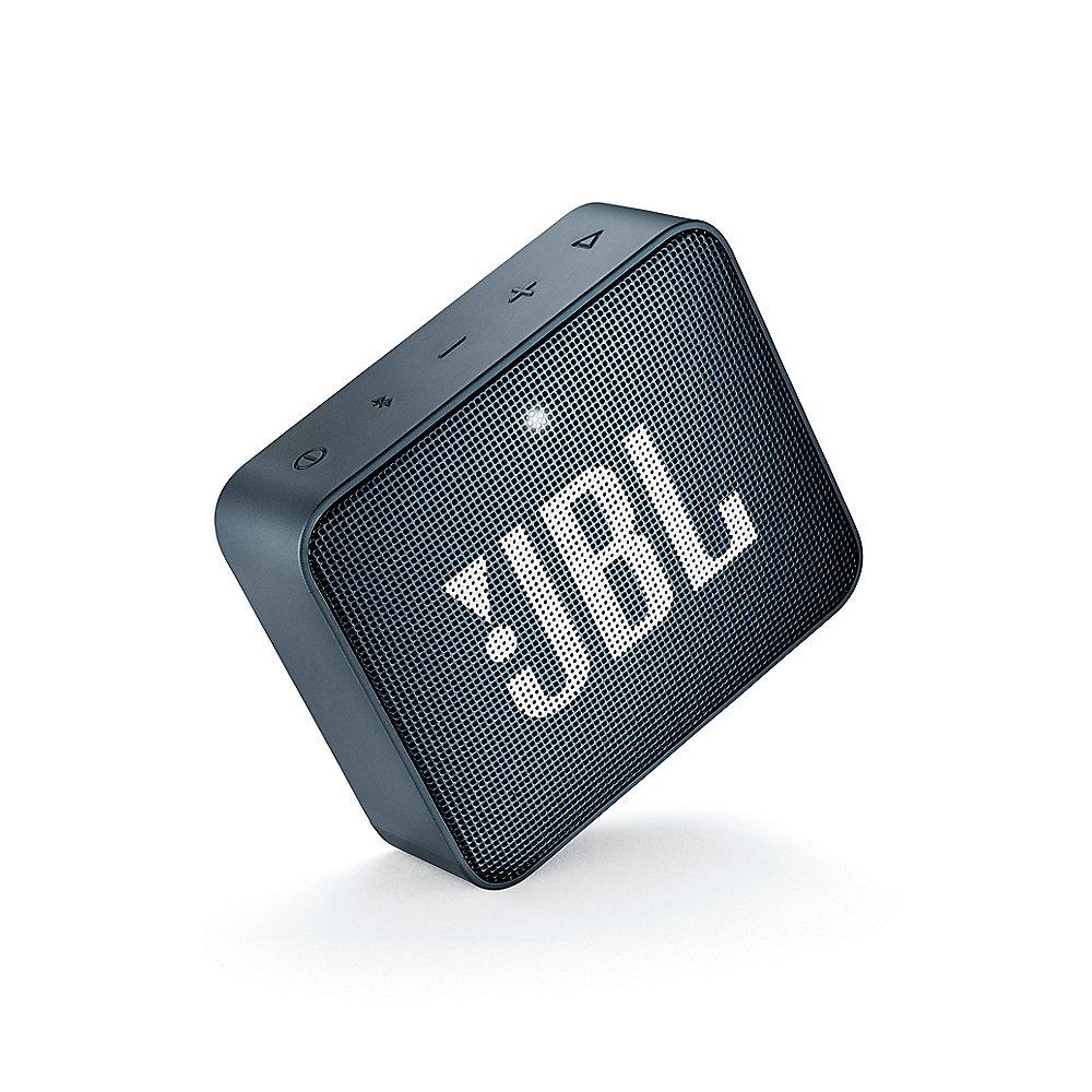 JBL GO2 Navy Ultraportabler Bluetooth Lautsprecher wasserdicht