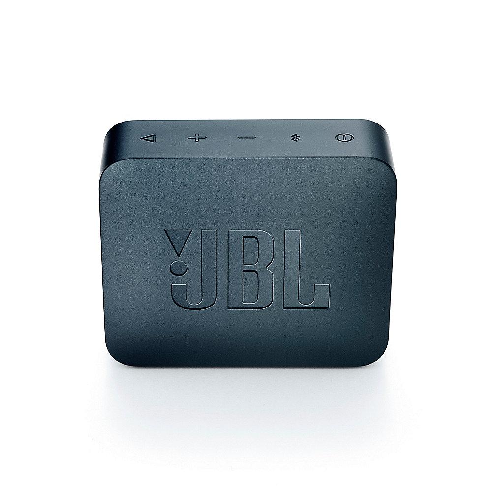 JBL GO2 Navy Ultraportabler Bluetooth Lautsprecher wasserdicht