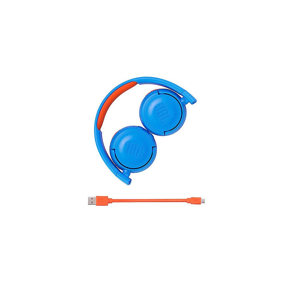 JBL JR300BT - On Ear-Bluetooth Kopfhörer für Kinder blau/orange