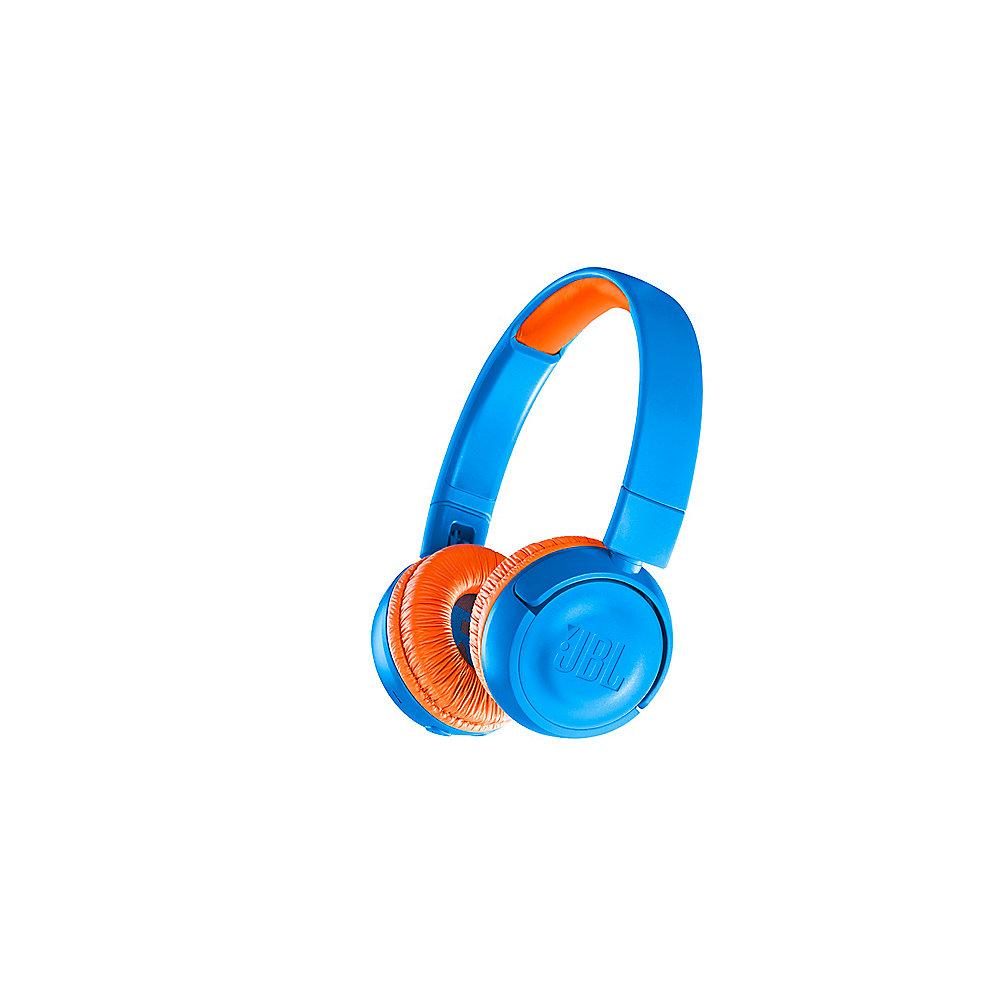 JBL JR300BT - On Ear-Bluetooth Kopfhörer für Kinder blau/orange