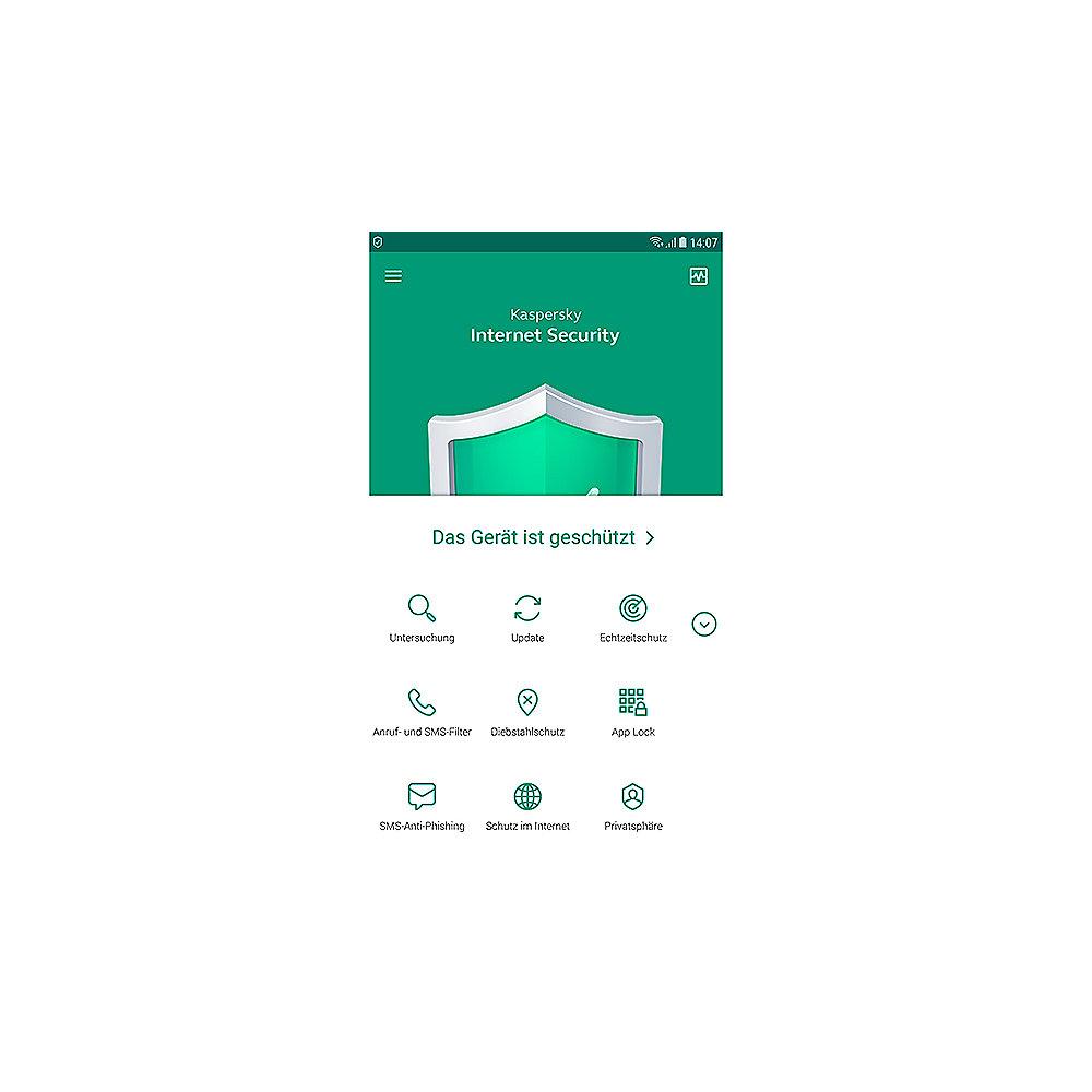 Kaspersky Internet Security 2019 für Android 1Gerät 1Jahr Minibox, Kaspersky, Internet, Security, 2019, Android, 1Gerät, 1Jahr, Minibox