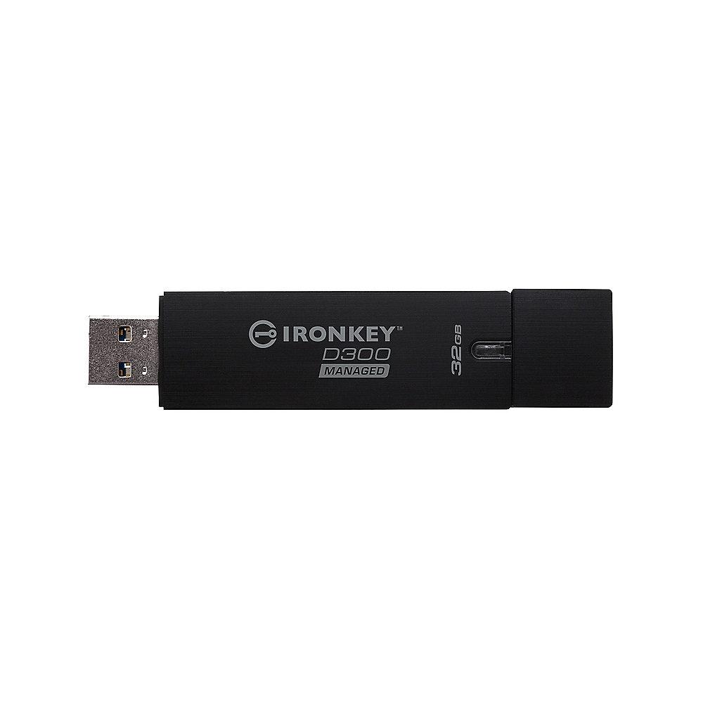 Kingston 32GB IronKey D300 USB3.0 Managed Stick, Kingston, 32GB, IronKey, D300, USB3.0, Managed, Stick