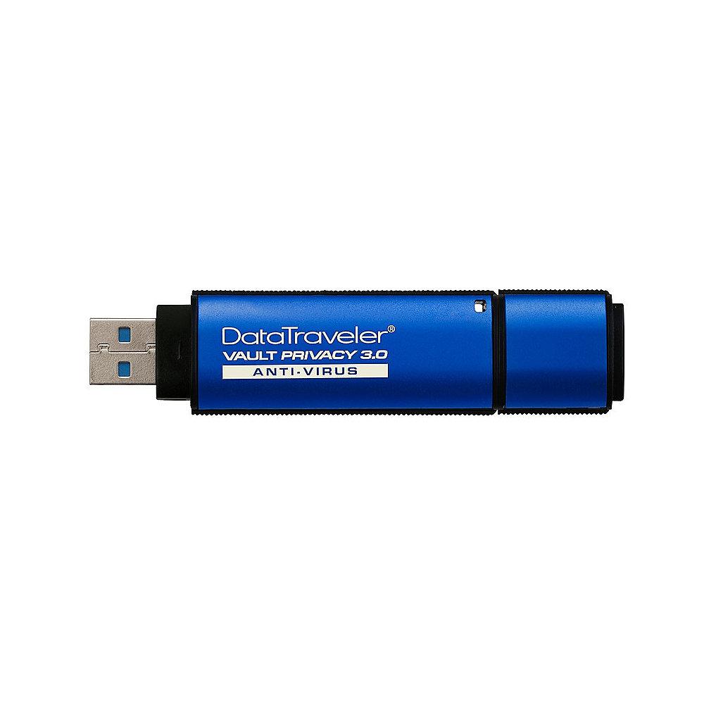 Kingston 4GB DataTraveler Vault Privacy 3.0 mit Anti-Virus Data Secure Stick, Kingston, 4GB, DataTraveler, Vault, Privacy, 3.0, Anti-Virus, Data, Secure, Stick