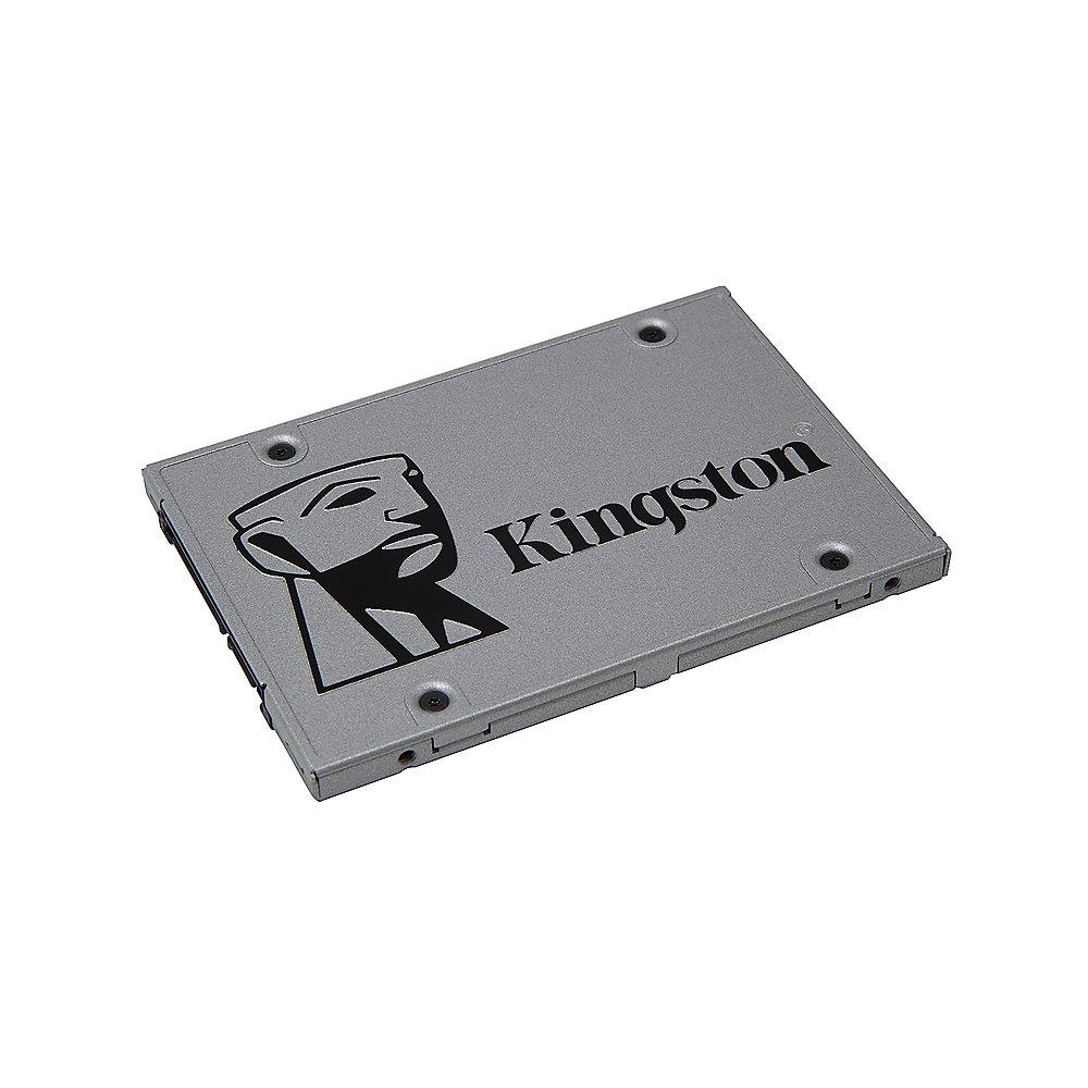 Kingston SSDNow UV400 240GB TLC 2.5zoll SATA600 - 7mm - Kit, Kingston, SSDNow, UV400, 240GB, TLC, 2.5zoll, SATA600, 7mm, Kit