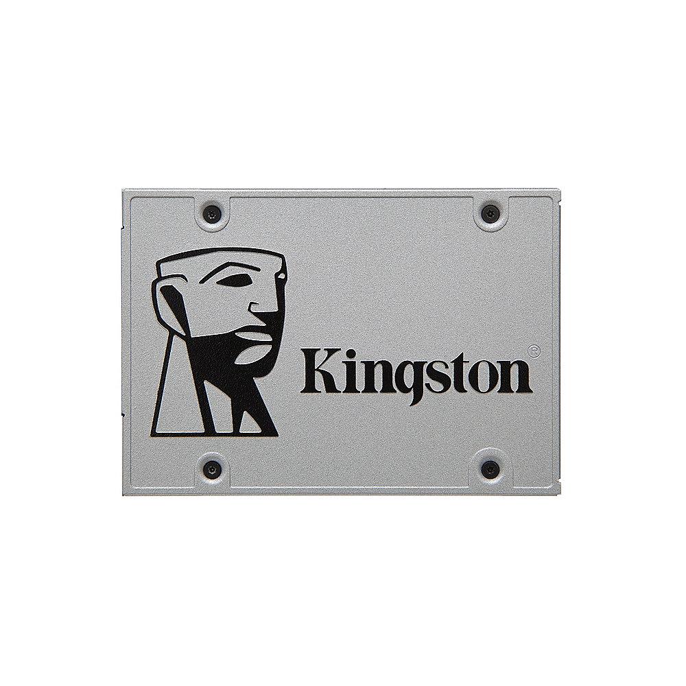 Kingston SSDNow UV400 240GB TLC 2.5zoll SATA600 - 7mm - Kit, Kingston, SSDNow, UV400, 240GB, TLC, 2.5zoll, SATA600, 7mm, Kit