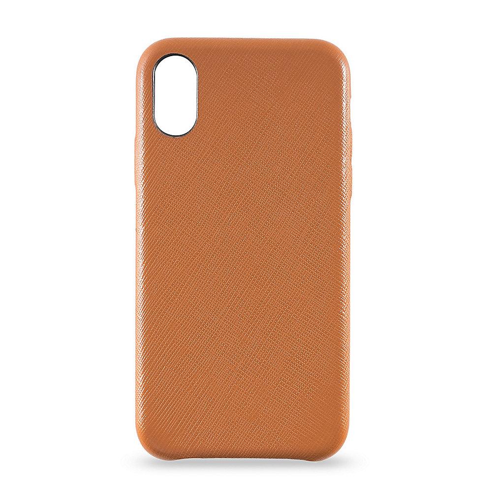 KMP Leder Case für iPhone X, braun