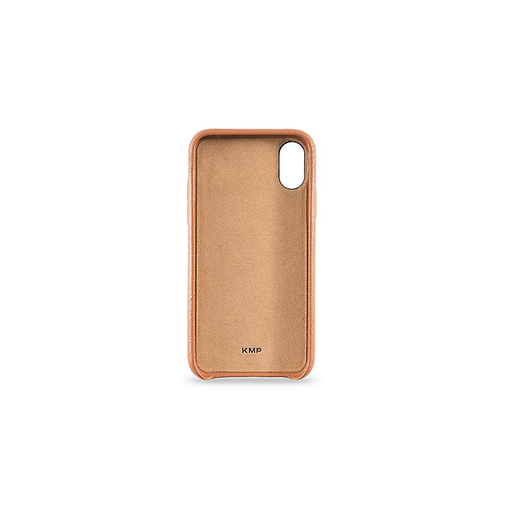 KMP Leder Case für iPhone X, braun