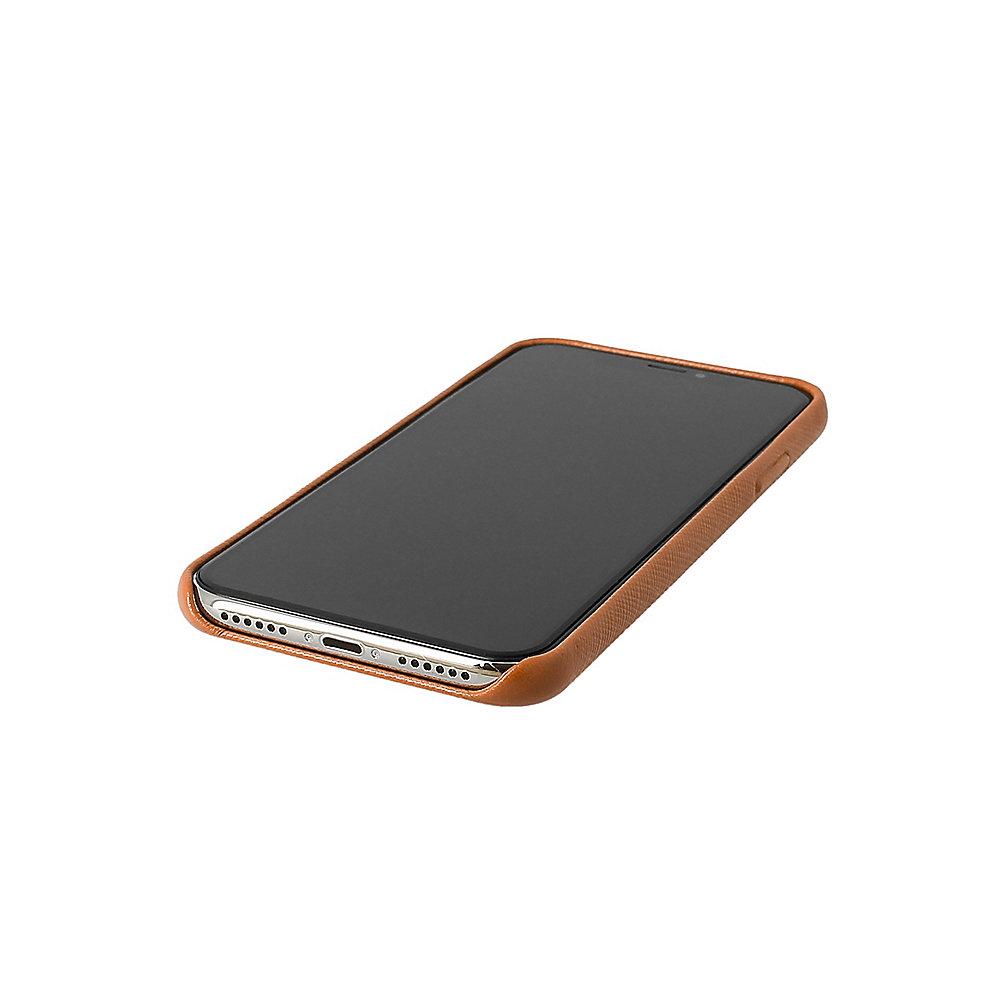 KMP Leder Case für iPhone X, braun