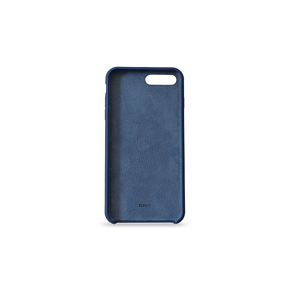 KMP Silikon Case Velvety Premium für iPhone 8 Plus, blau, KMP, Silikon, Case, Velvety, Premium, iPhone, 8, Plus, blau