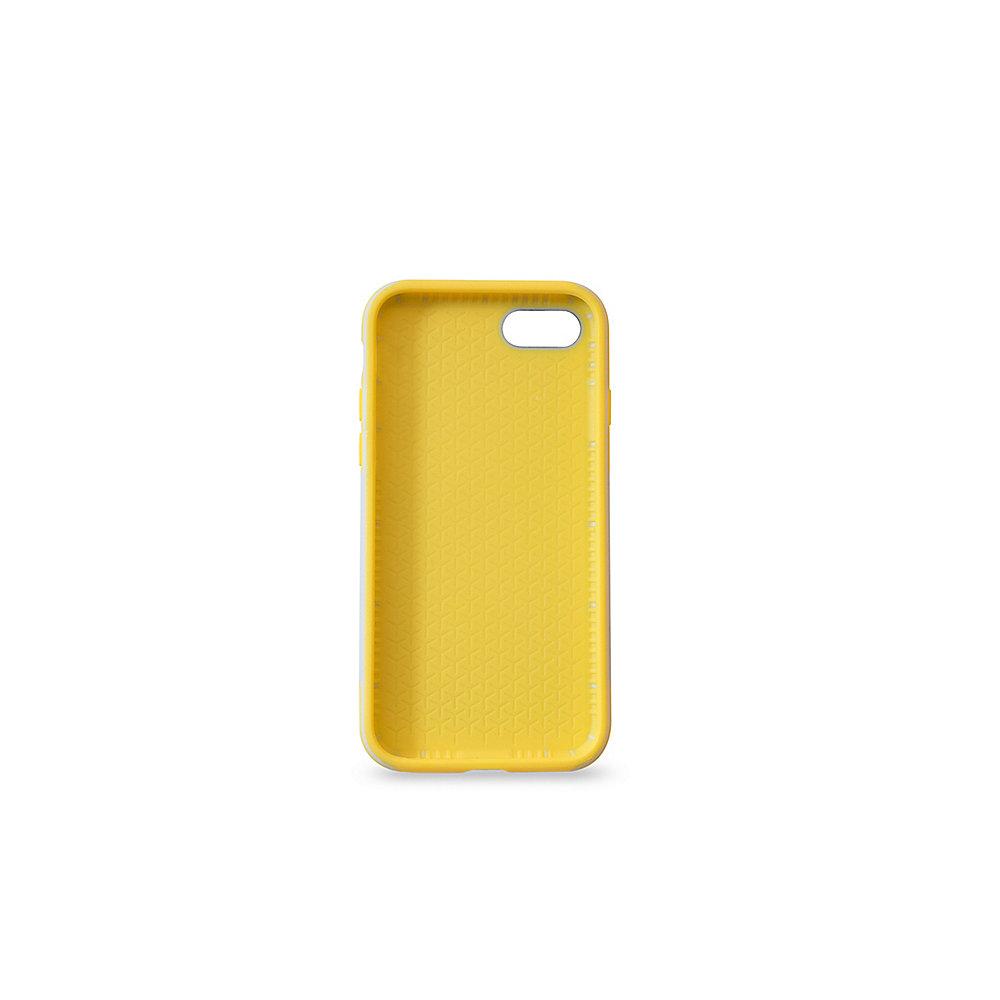 KMP Sporty Case für iPhone 8, grau/gelb, KMP, Sporty, Case, iPhone, 8, grau/gelb