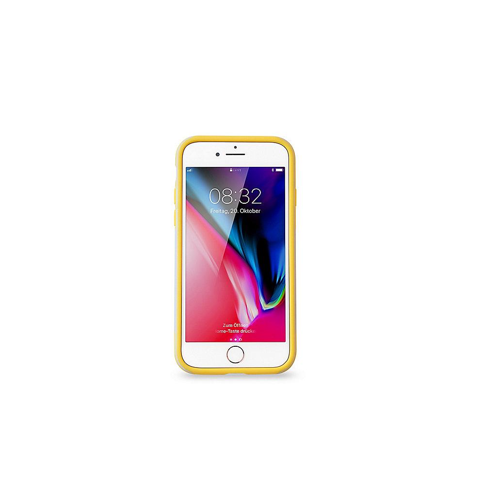KMP Sporty Case für iPhone 8, grau/gelb, KMP, Sporty, Case, iPhone, 8, grau/gelb