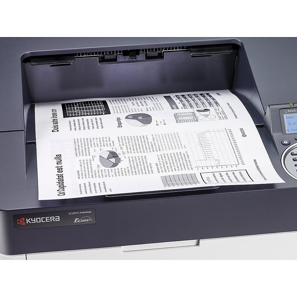 Kyocera ECOSYS P4040dn S/W-Laserdrucker LAN A3, Kyocera, ECOSYS, P4040dn, S/W-Laserdrucker, LAN, A3