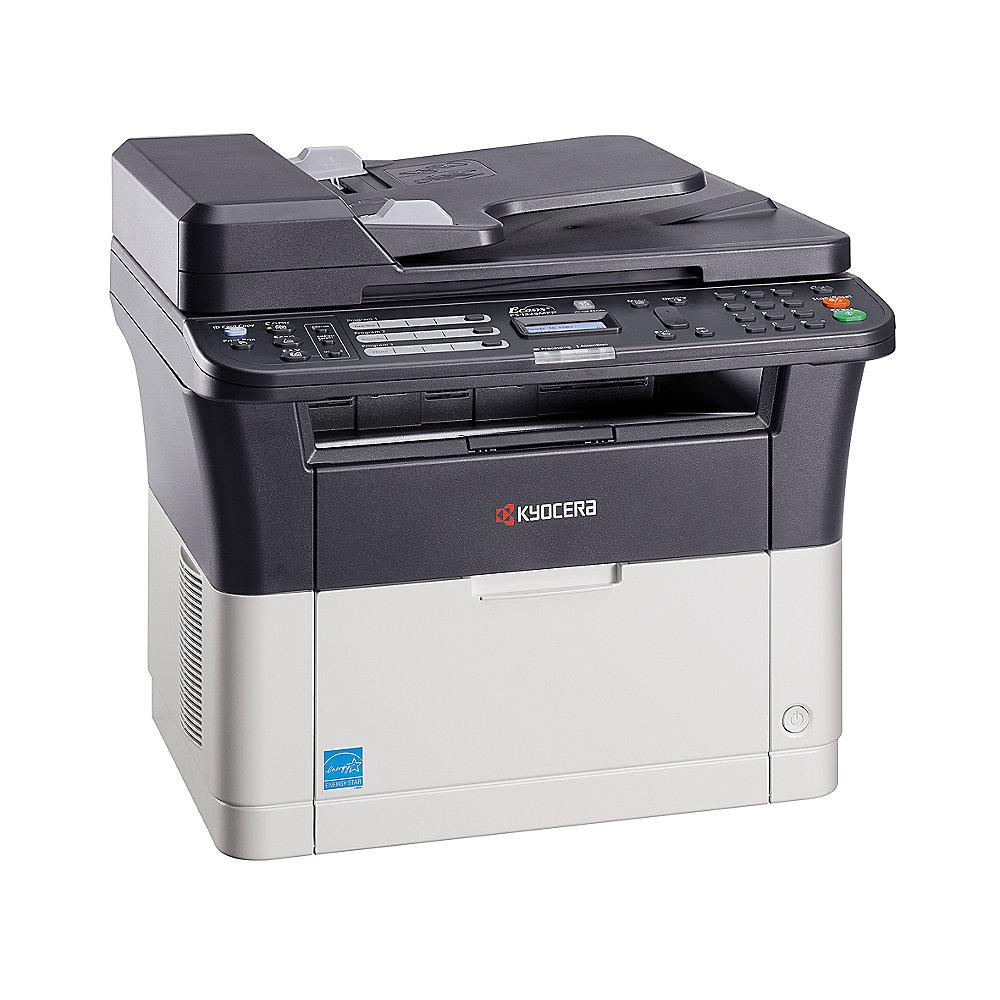 Kyocera FS-1325MFP S/W-Laserdrucker Scanner Kopierer Fax LAN 3 Jahre Garantie