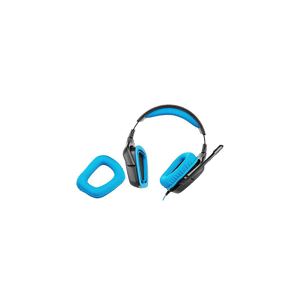 Logitech G430 Surround Sound Gaming Headset Blau 981-000537