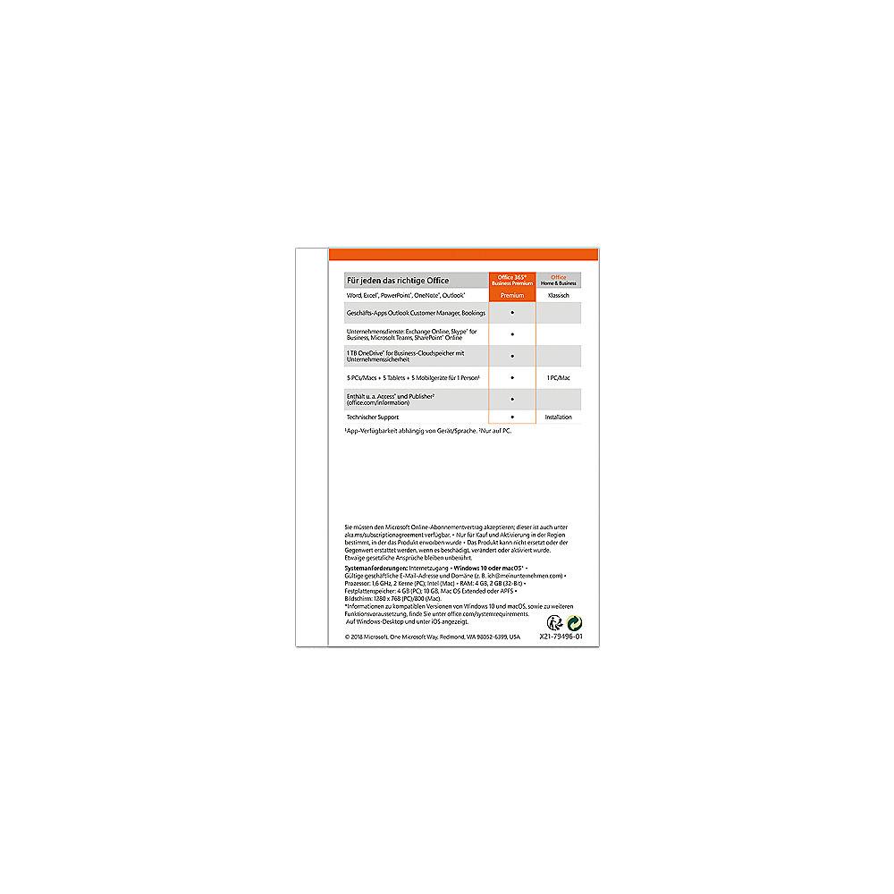Microsoft Office 365 Business Premium 20€ mit Gutschein OFFICE365B* sparen