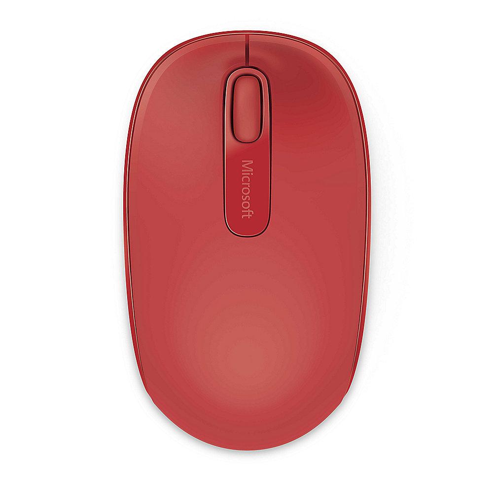 Microsoft Wireless Mobile Mouse 1850 feuerrot U7Z-00033, Microsoft, Wireless, Mobile, Mouse, 1850, feuerrot, U7Z-00033